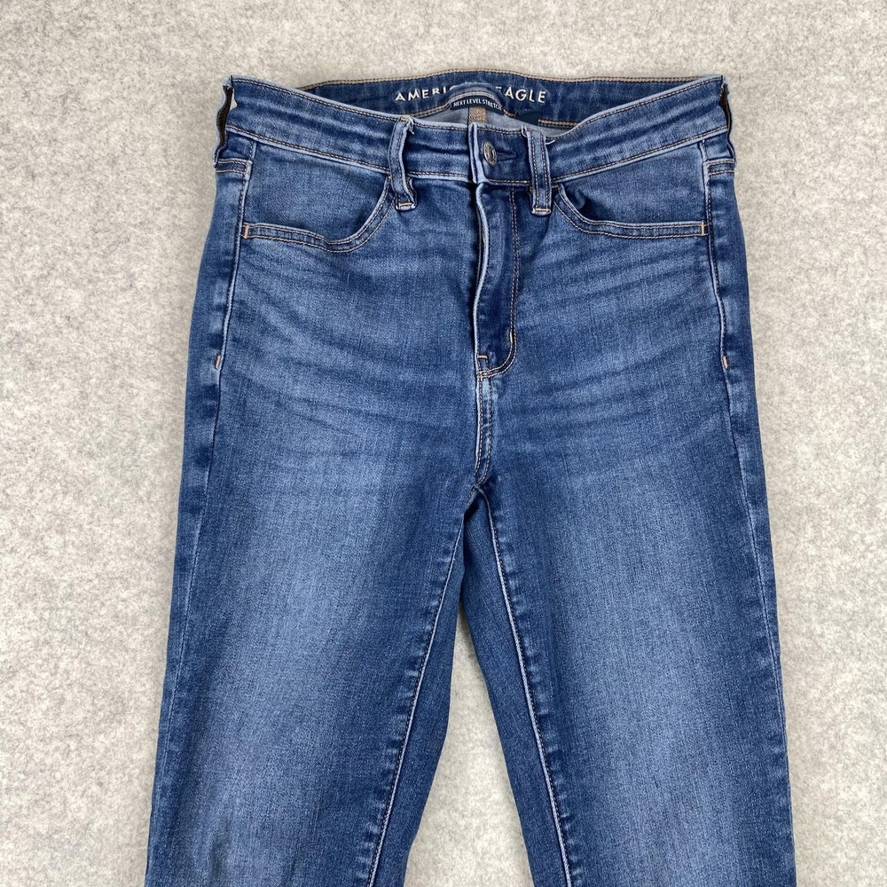 American Eagle Outfitters High Rise Jegging Jeans Womens 6 (27x27) Blue Stretch